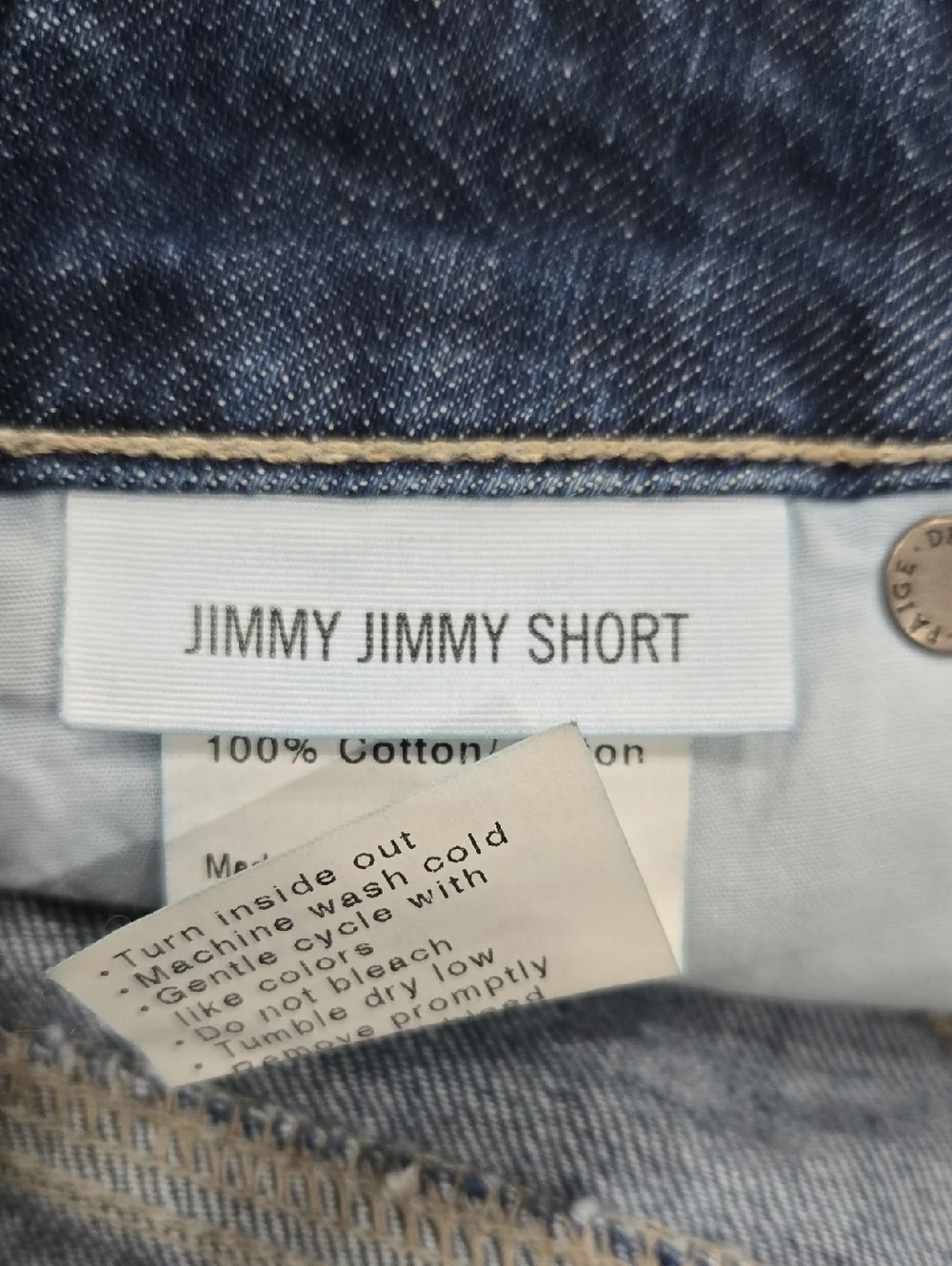 Paige Jimmy Jimmy Cuffed Jean Shorts‎ Size 28 Distressed